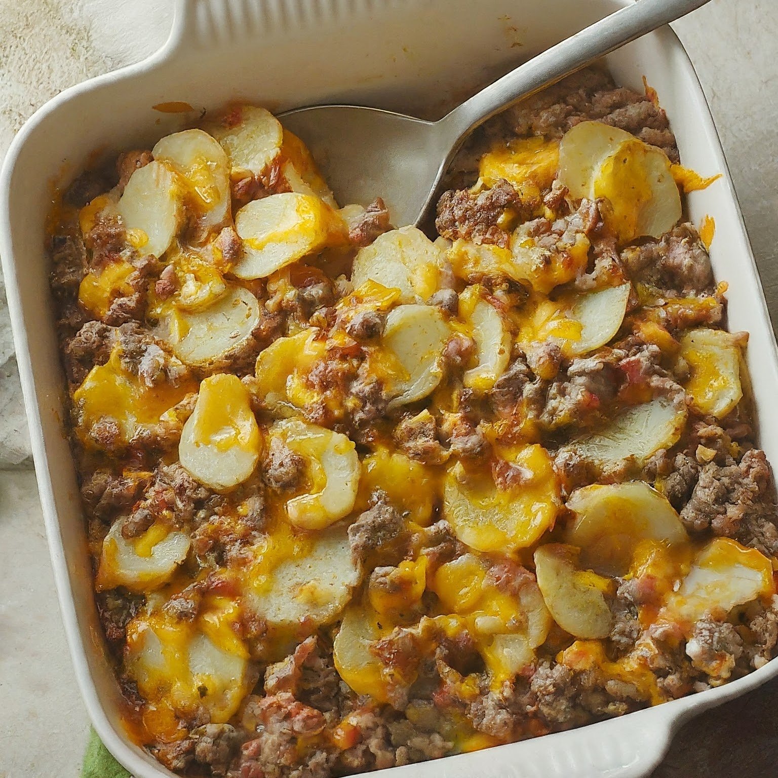 Hamburger Potato Casserole