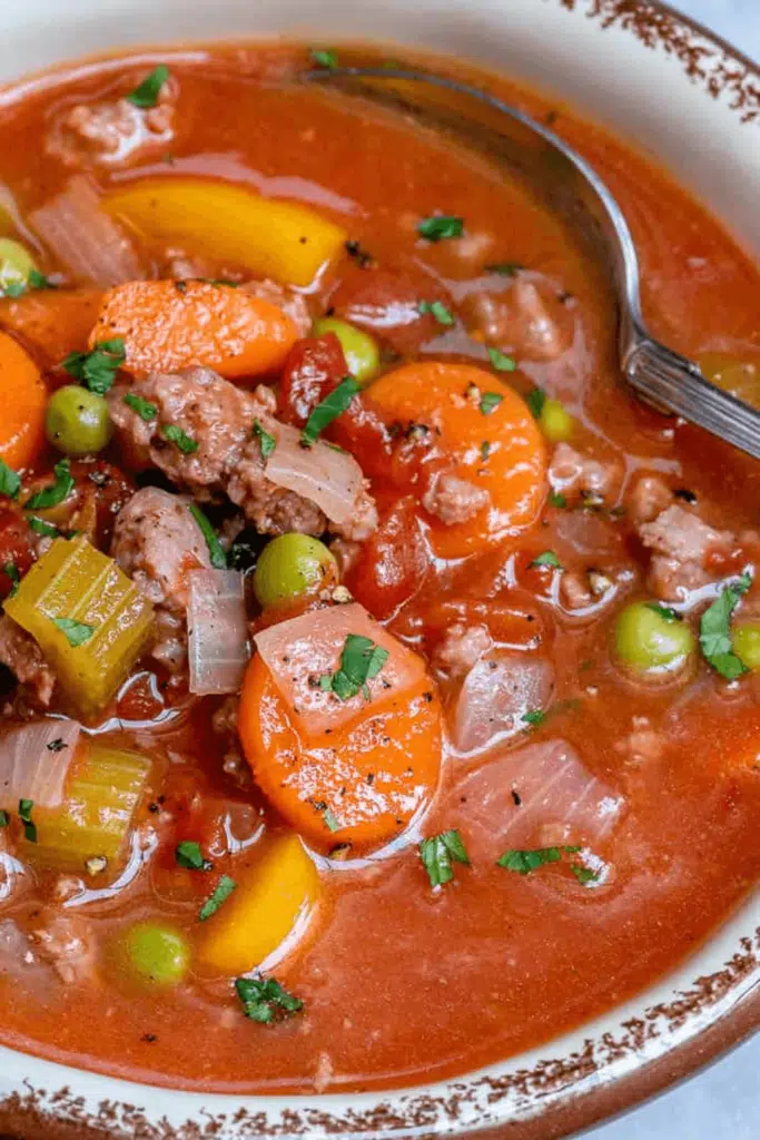 Vegetable Beef Soup Recipe