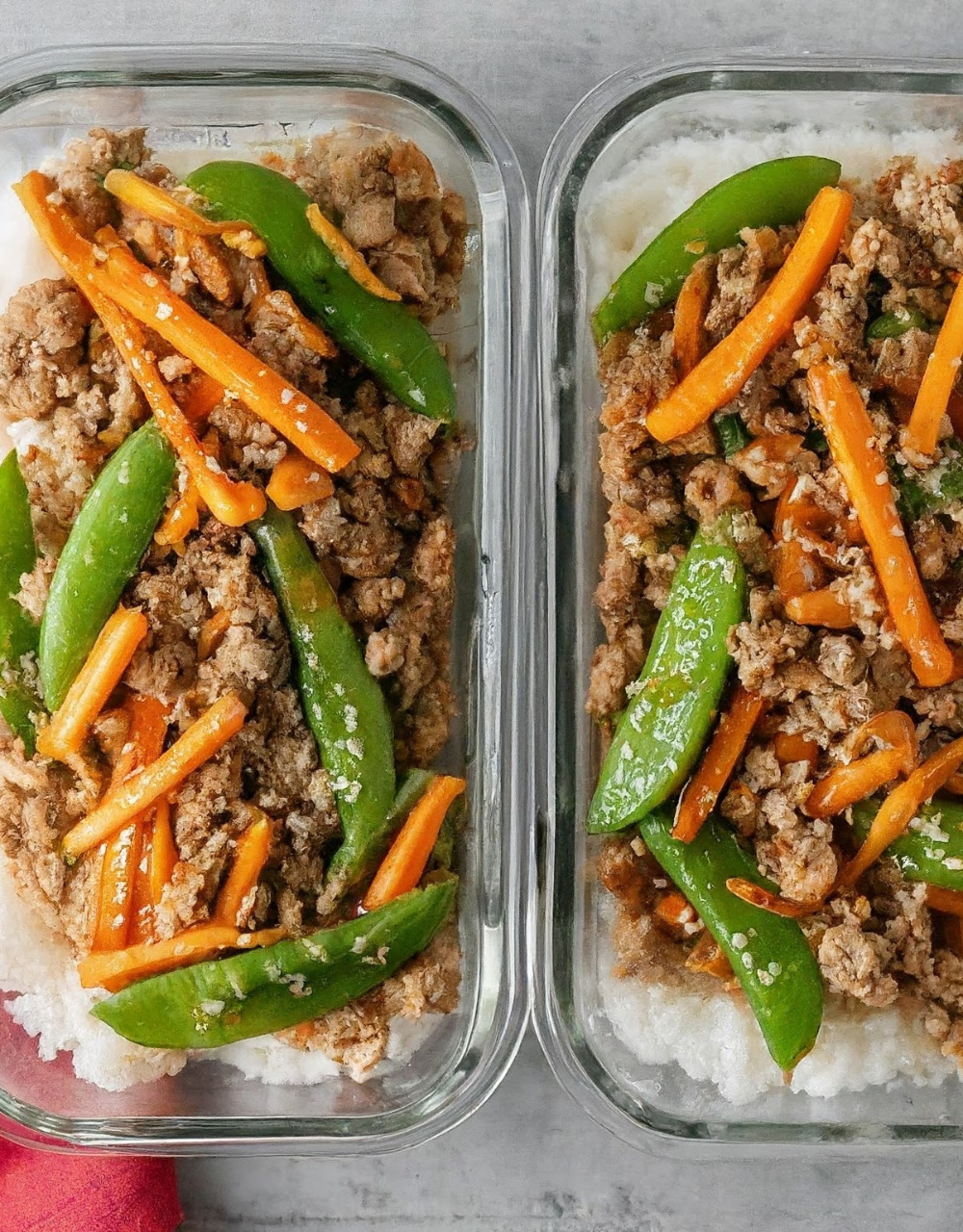 Ground Turkey Snap Pea