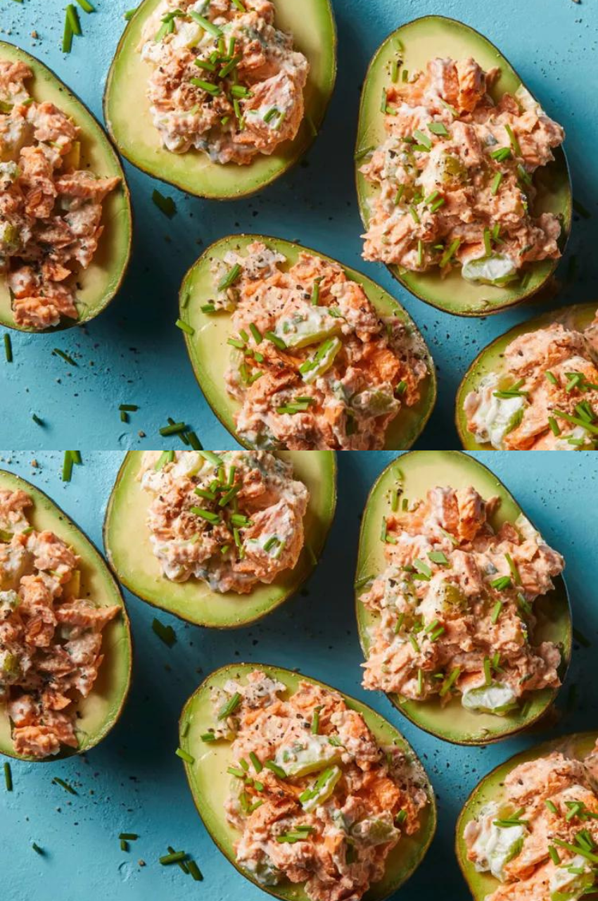 Salmon-Stuffed Avocados