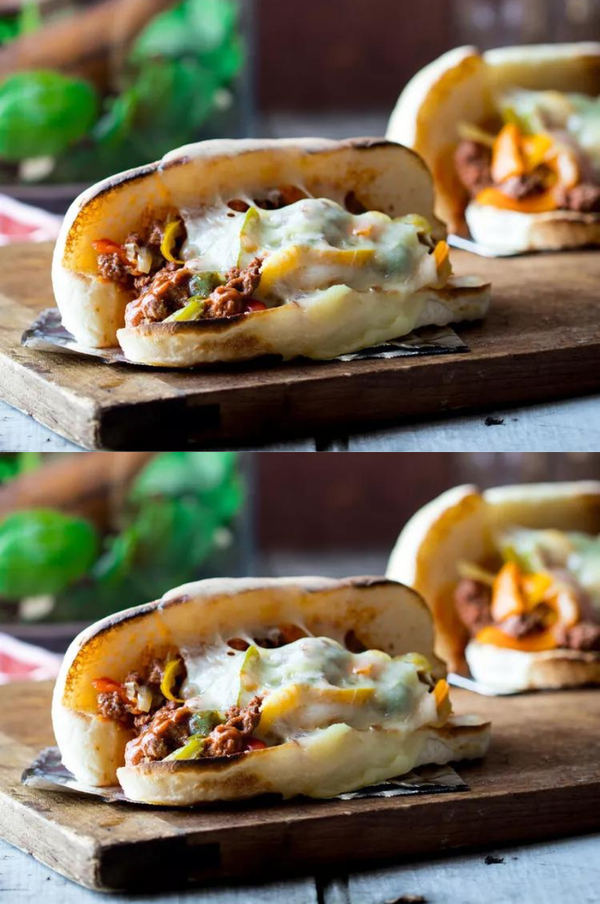 Philly Cheese Steak Sloppy Joes