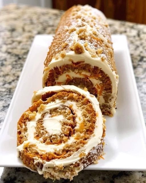 carrot cake roll