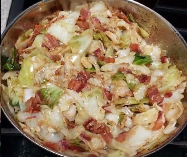 fried cabbage